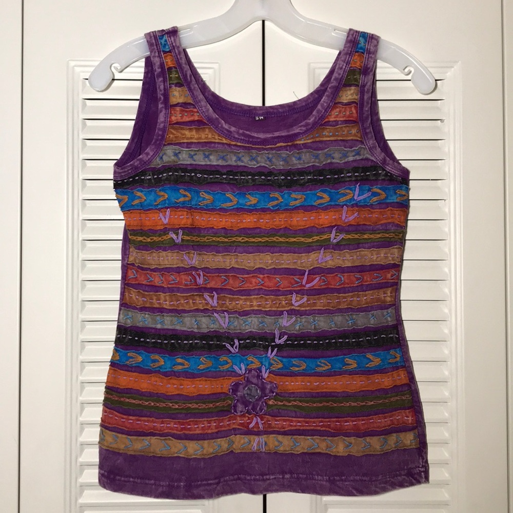 Colorful Boho Tank Top